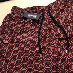 Vilebrequin Mens  Moorea Anchor Bathing Suit NWT